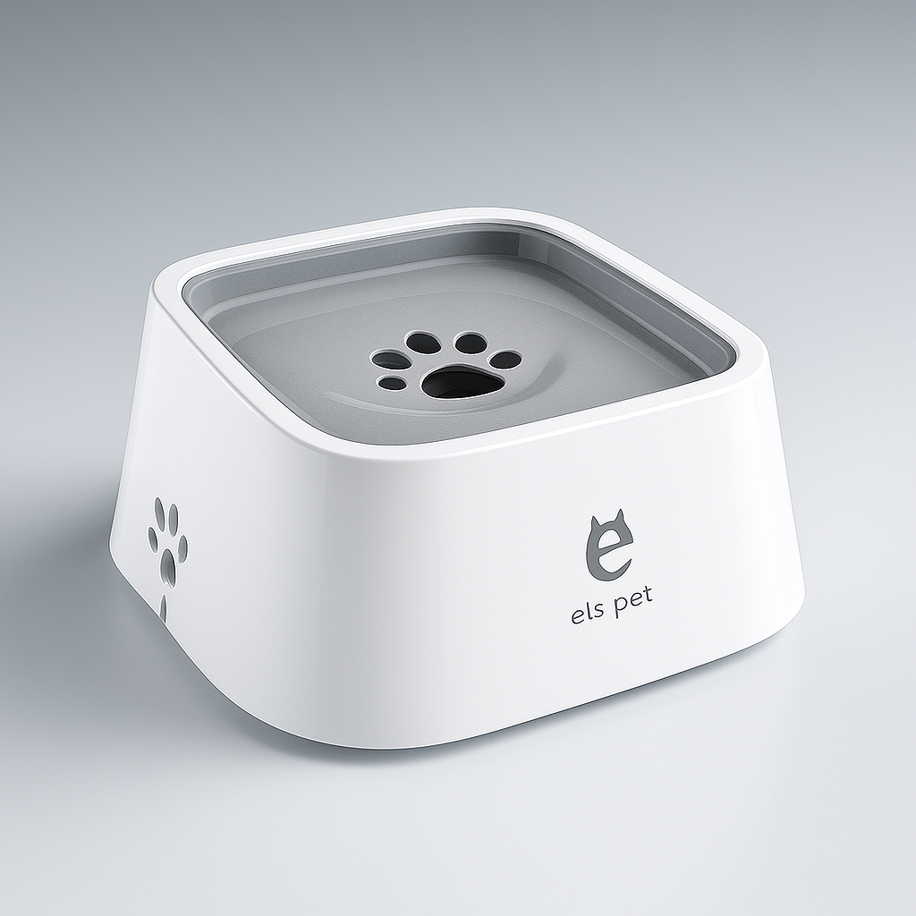 Travel-friendly dog water bowl with anti-spill feature