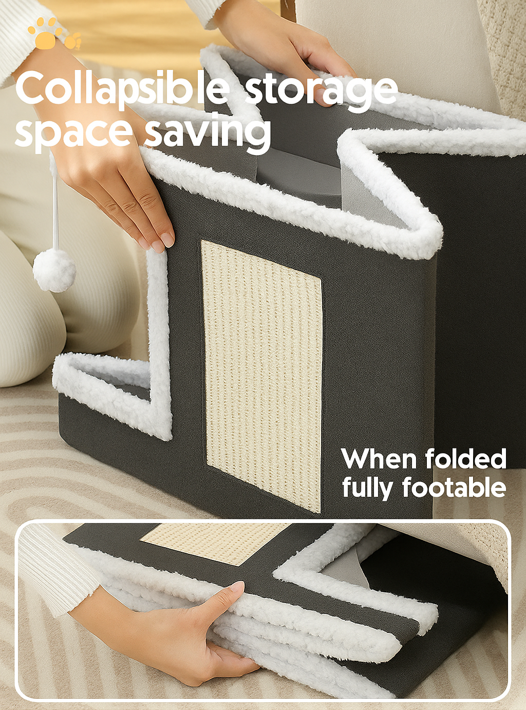 Washable all-season dog mat