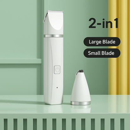 4-in-1 grooming tool with quiet motor