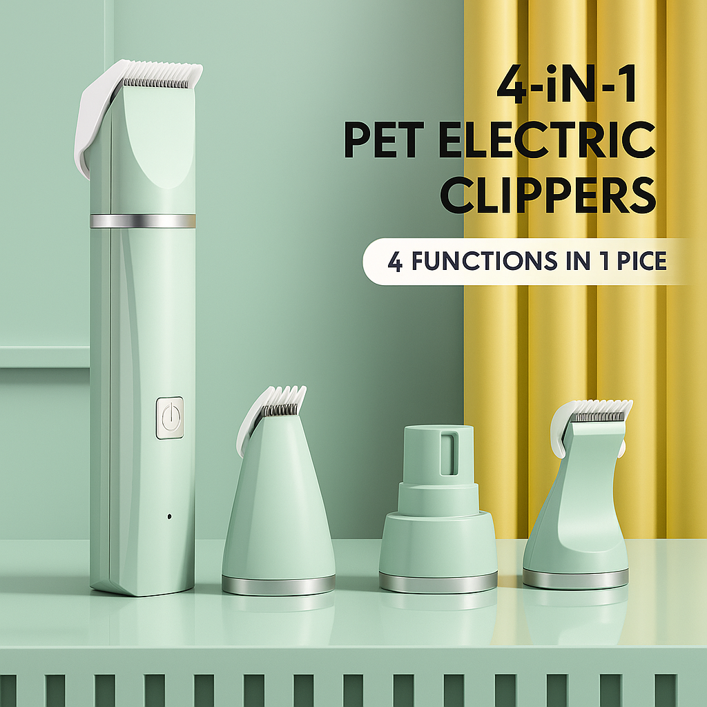 Electric pet hair clippers for cats and dogs