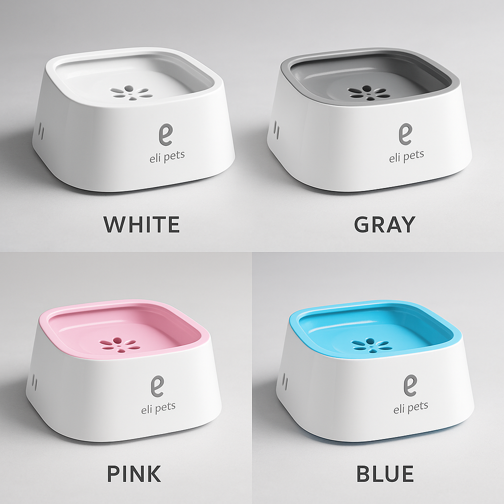 No-spill water bowl for dogs and cats – PetPerks