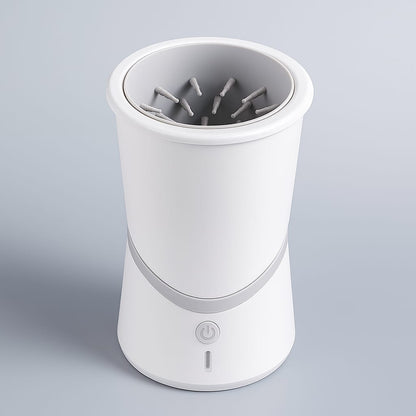 Mess-free automatic pet foot washer
